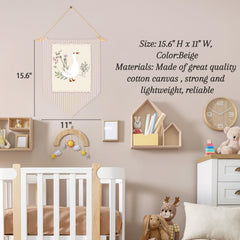 Sioial banner displayed on classroom or nursery wall decor