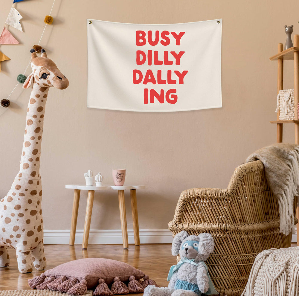 Sioial polyester cotton banner flag blends durability with a natural texture