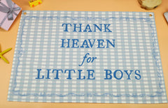 Sioial Christian Bible verse rectangular banner displayed in a nursery for daily inspiration.