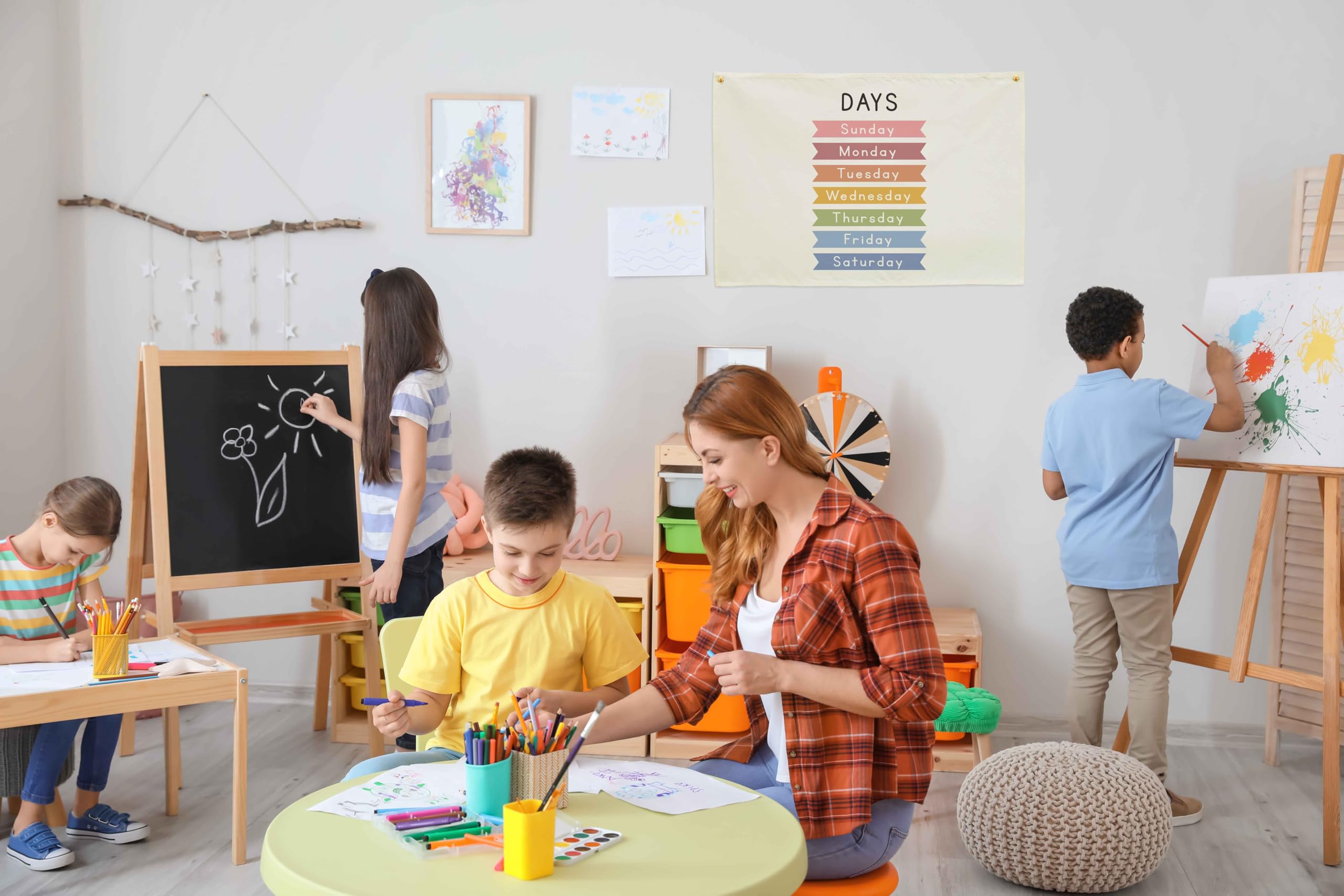 Sioial classroom inspirational sign supports a warm, inclusive learning atmosphere
