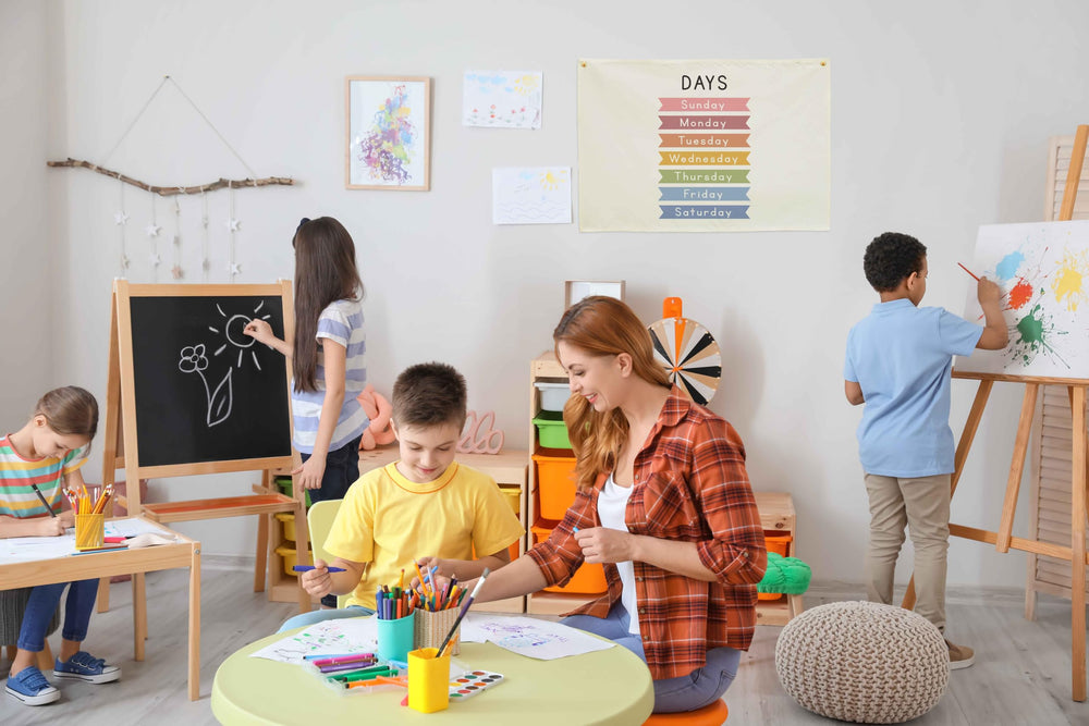 Sioial classroom inspirational sign supports a warm, inclusive learning atmosphere
