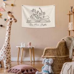 Sioial kids' room flag adds educational charm to playrooms and bedrooms.