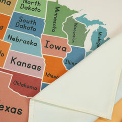 Sioial map theme wall banner hanging flag, durable fabric and easy display