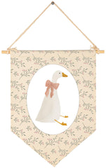Sioial nursery banner Silly Goose wall decor elevates the baby space