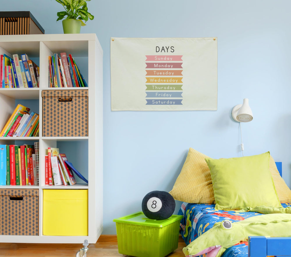 Sioial nursery wall art banner adds gentle motivation to spaces