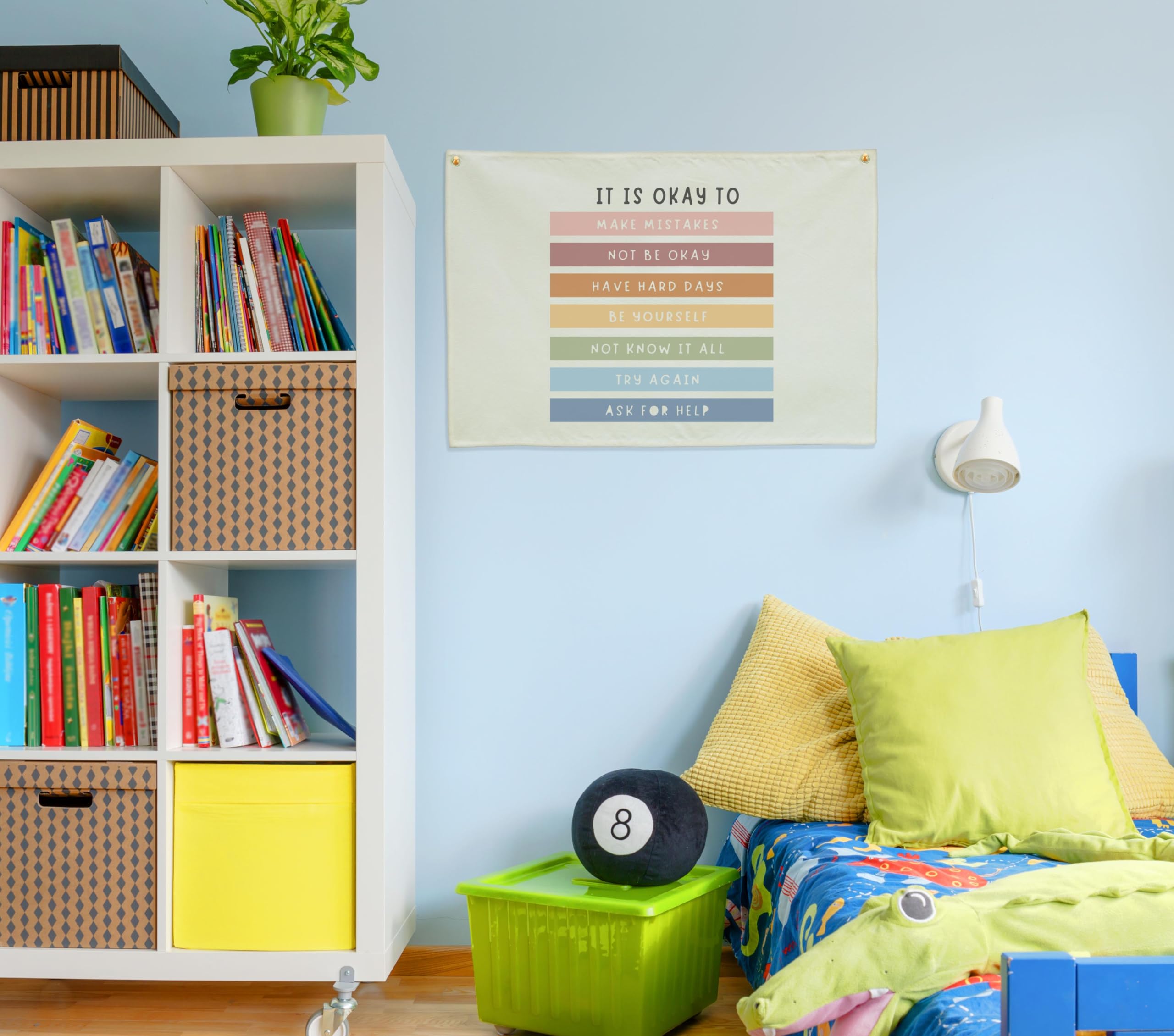 Sioial banner makes a thoughtful gift for teachers and new classroom setups.
