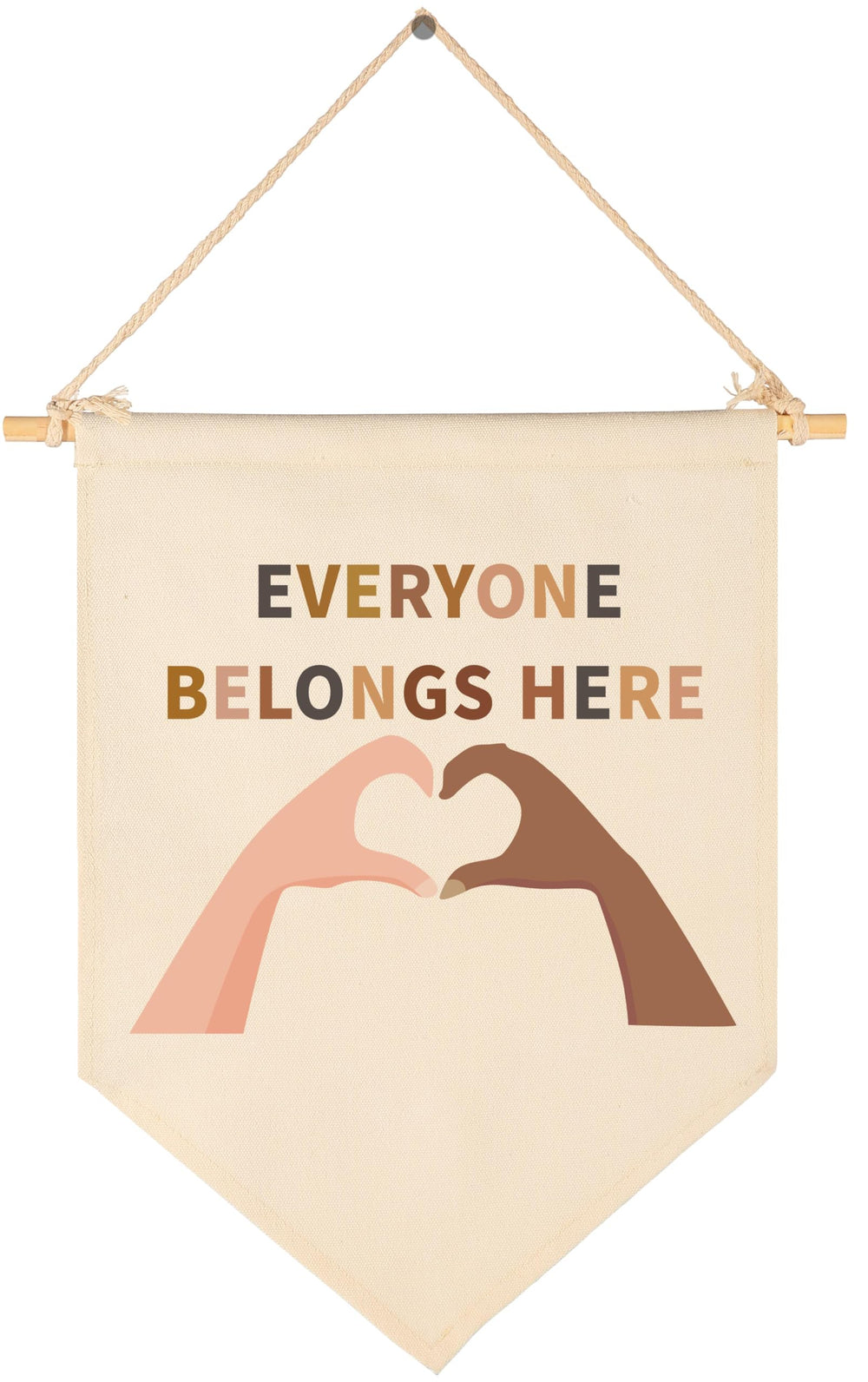 Sioial school counselor banner in beige pennant for classroom decor and inclusion