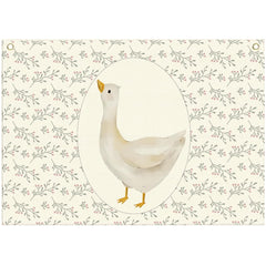 Sioial Silly Goose nursery banner hanging above a crib for cozy decor
