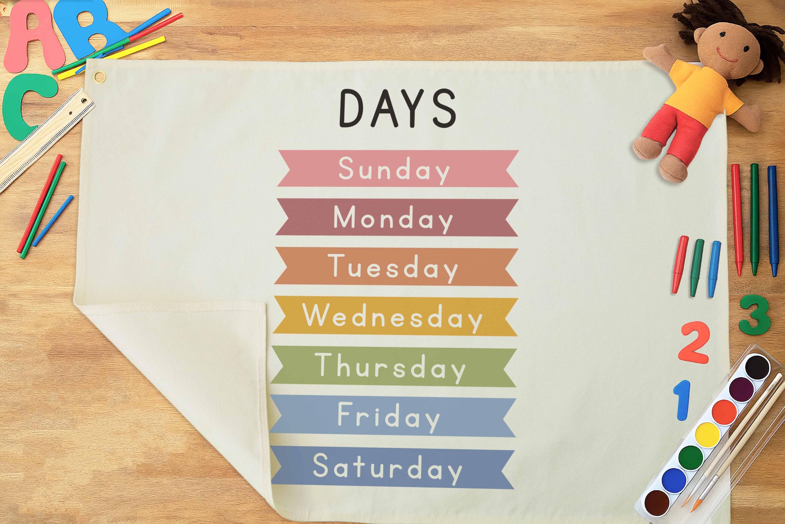 Sioial wall decor banner bedroom ideal for kid spaces and reading corners