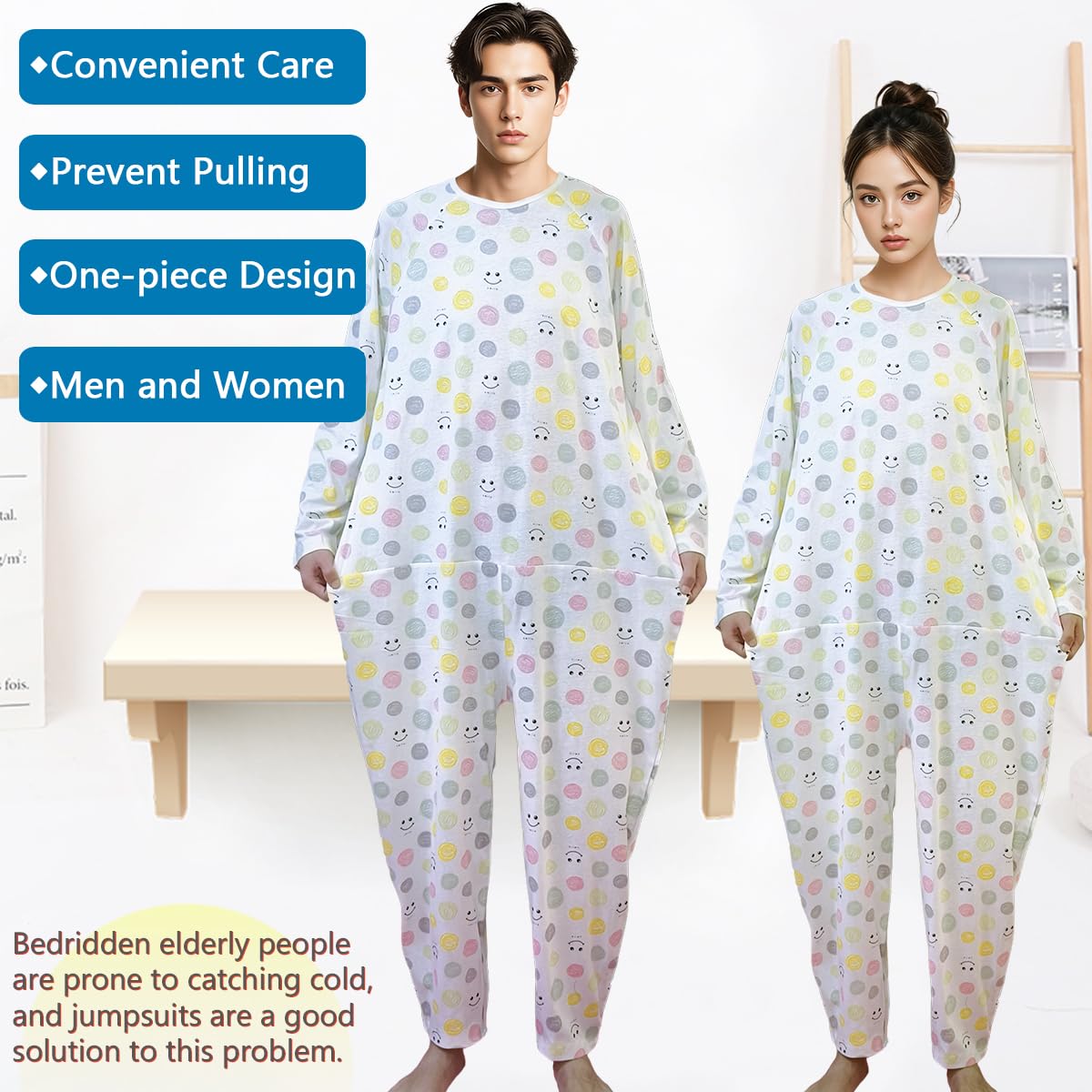 Siomlana anti-strip jumpsuit soft breathable fabric keeps skin dry and comfortable