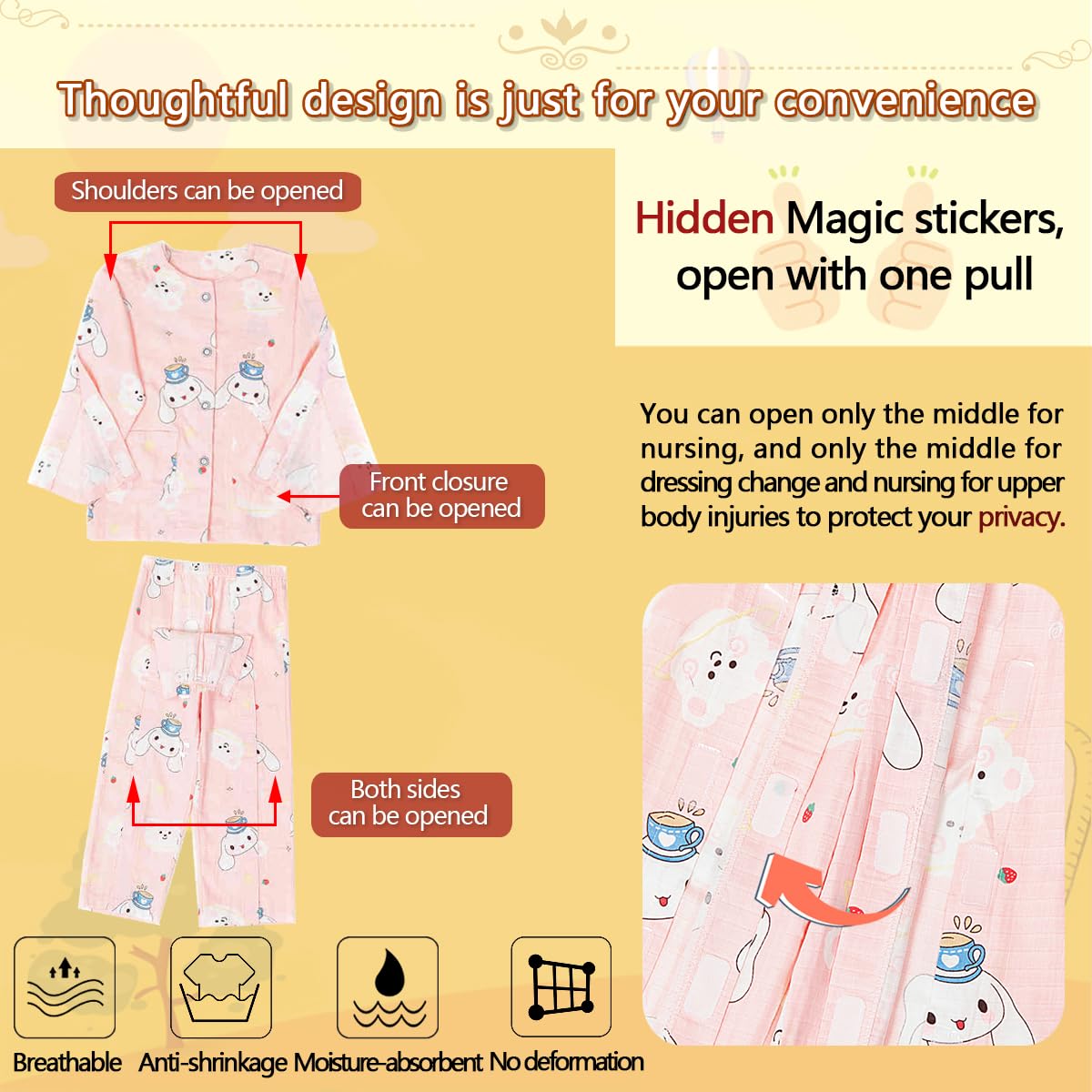 Siomlana gown with pockets for snacks and small items