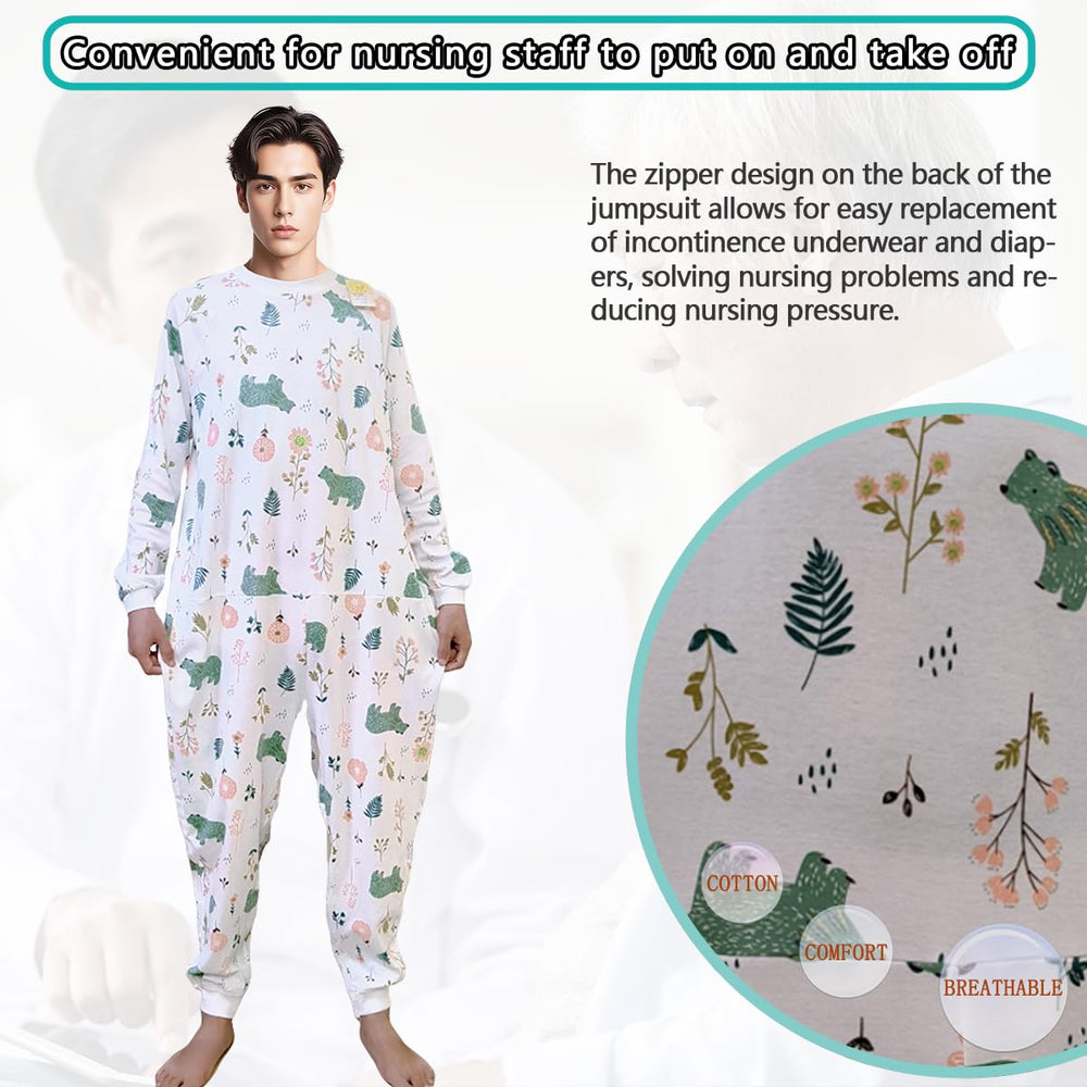 Siomlana double-ended zipper eases changes for caregivers
