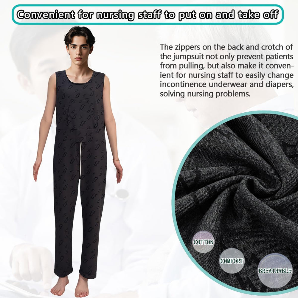 Siomlana easy-dressing-zipper demonstrates painless removal and replacement.