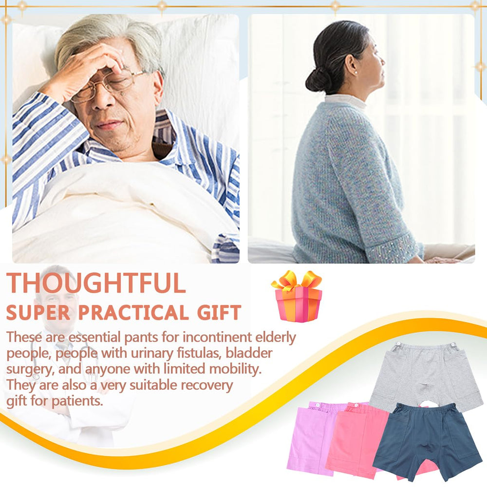 Siomlana fistula pants elastic waistband offers comfortable, non restricting wear.