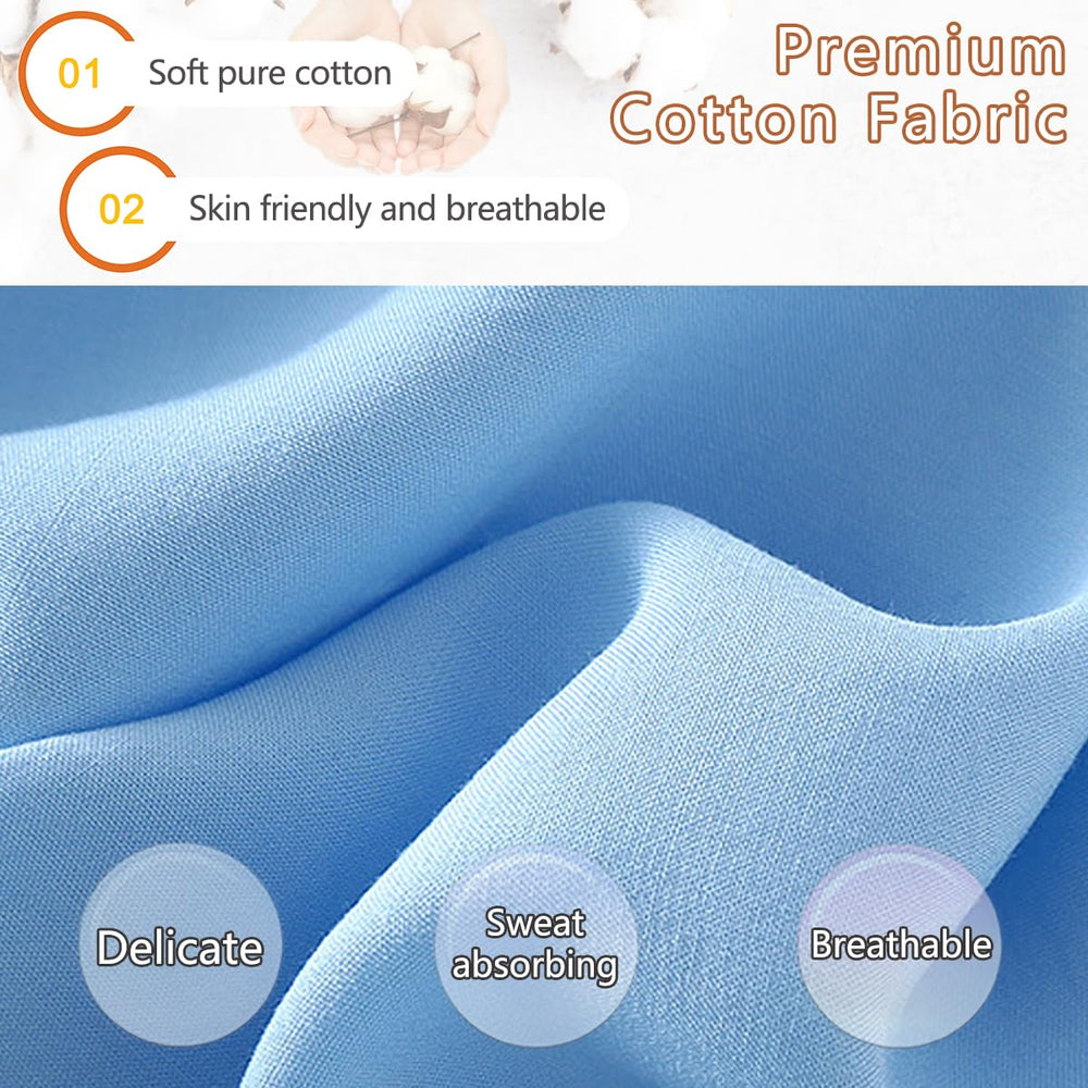 Siomlana soft cotton fabric close-up highlighting breathable comfort.