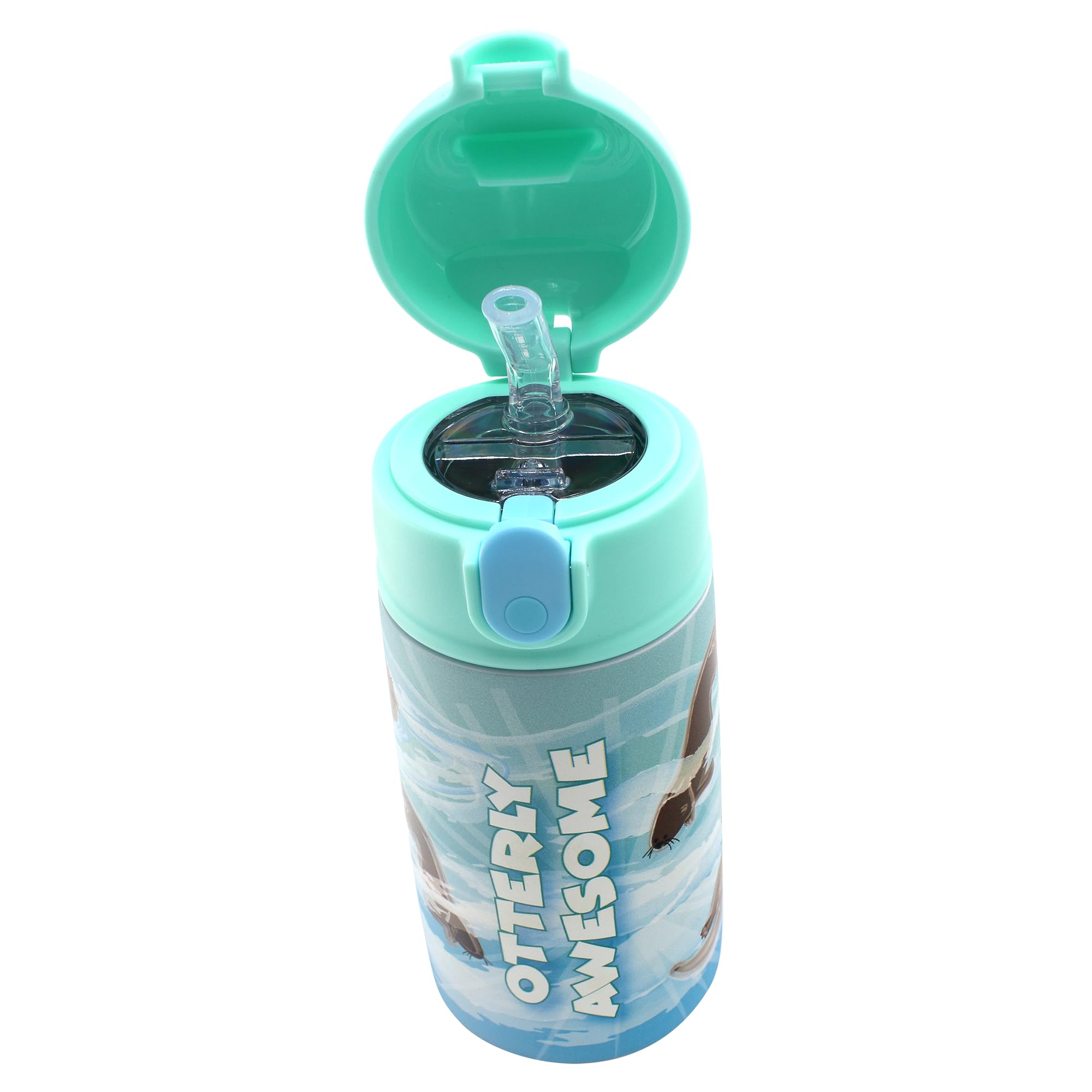 SIP WITH ME sealife sea otter graphic bottle for playful hydration