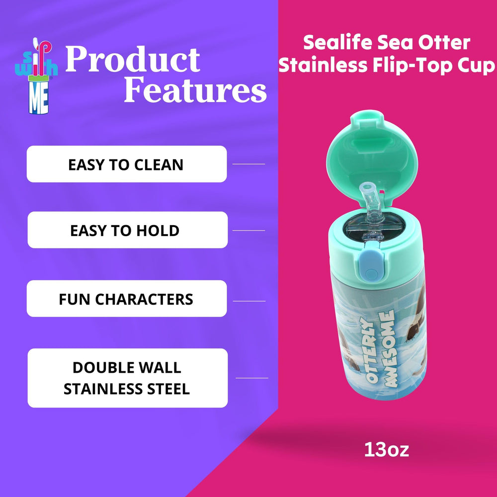 SIP WITH ME travel tumbler with straw spout ideal for spill-free sipping