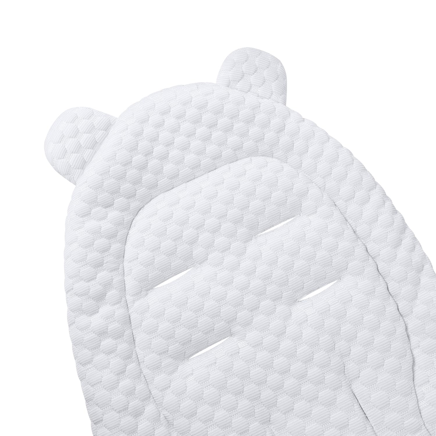 SIQITECHNO ear-shaped stroller cushion adds cute charm and comfort to outings.