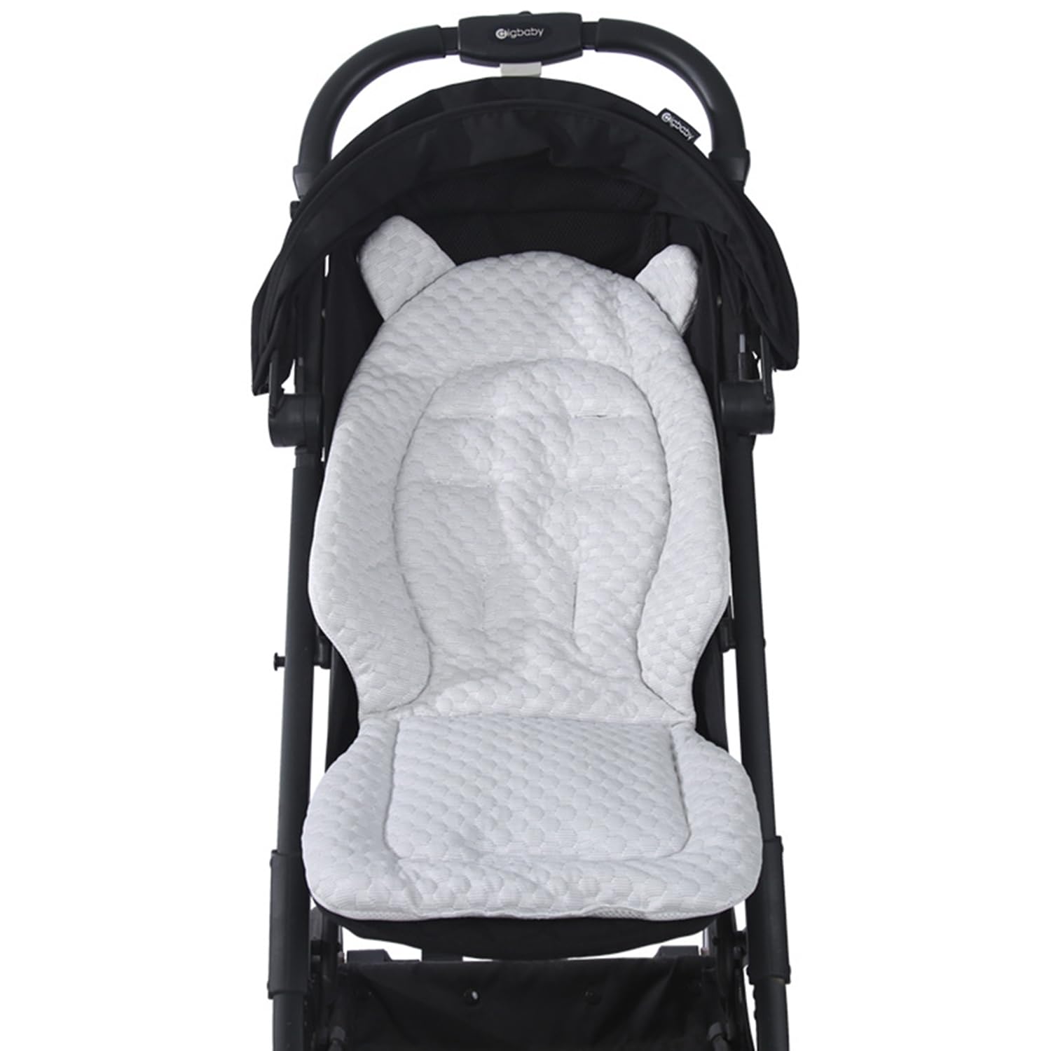 SIQITECHNO thick cotton seat padding provides cozy warmth and dryness during strolls.
