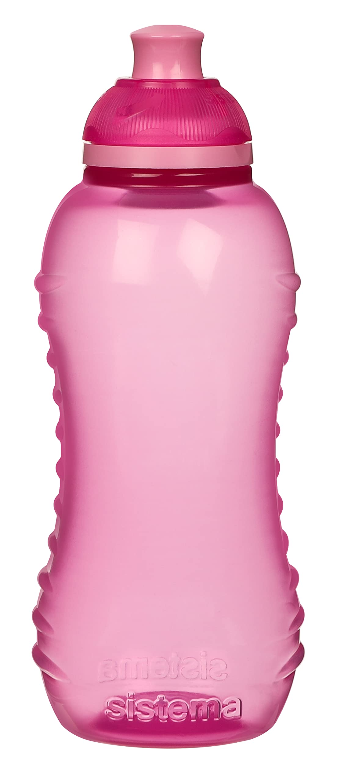 Sistema Hydrate bottle during sports highlights convenient sip while moving.