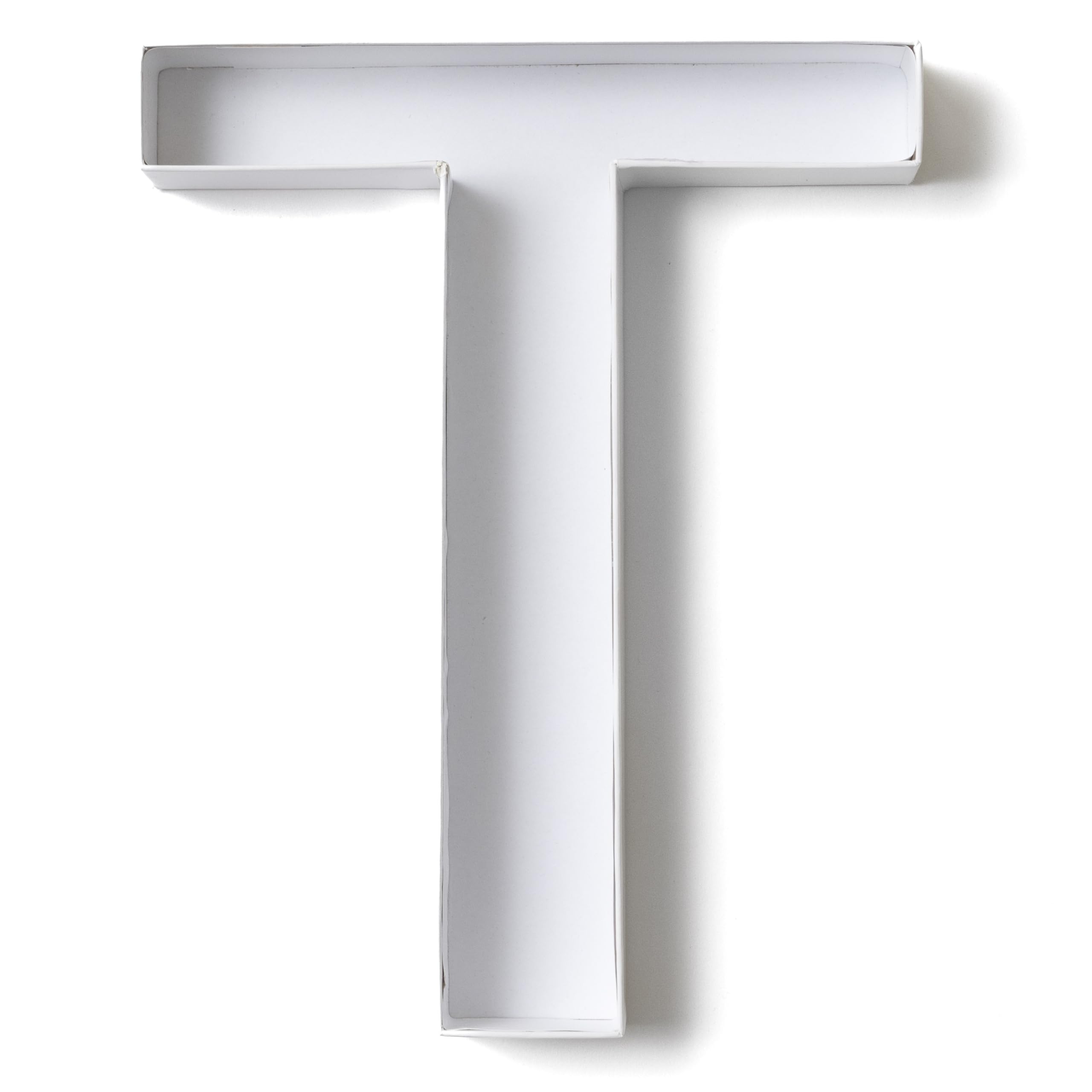 Sisterly Market letter T 12-inch cardboard centerpiece for festive table decor