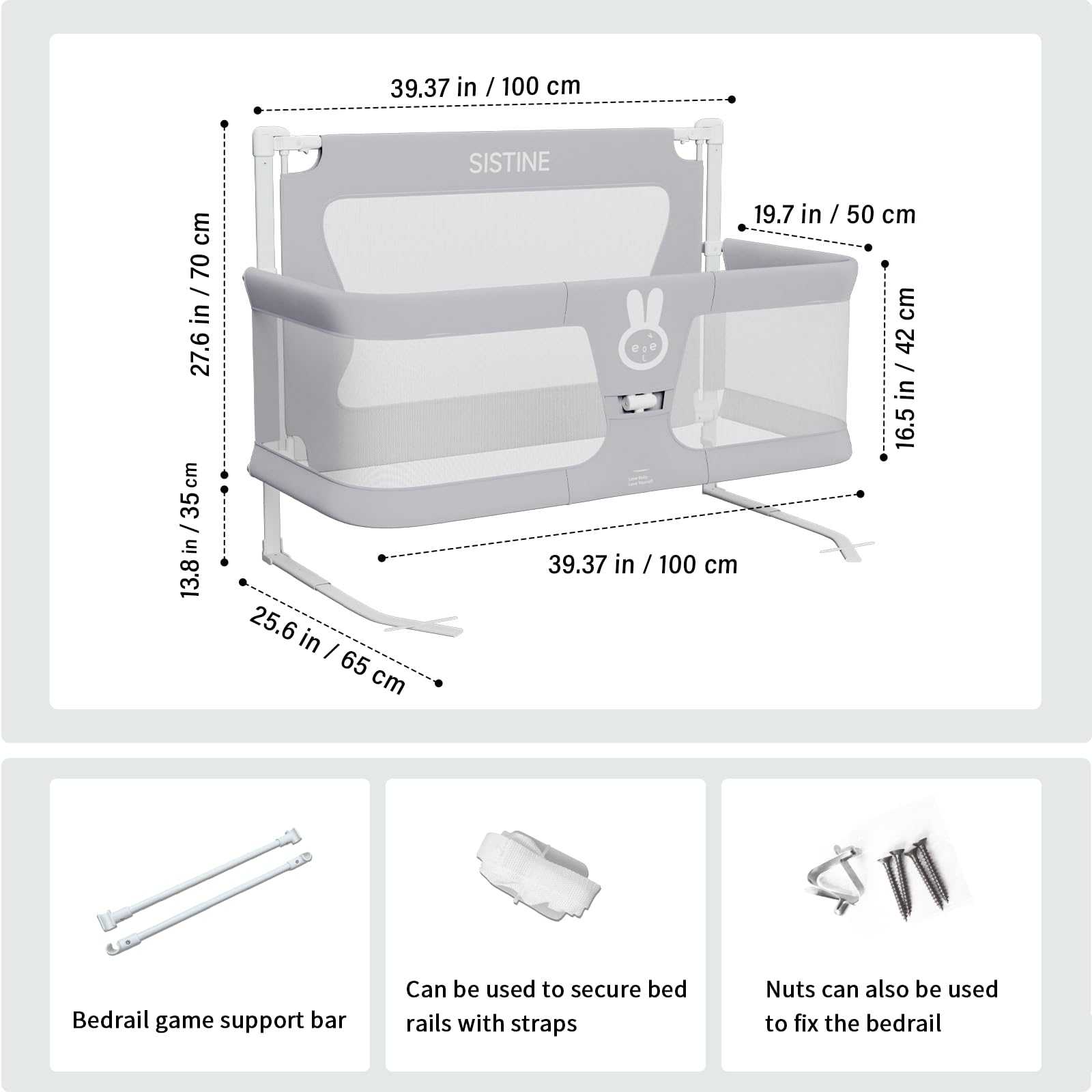 SISTINE Co Sleeper nursing access is easy without leaving bed