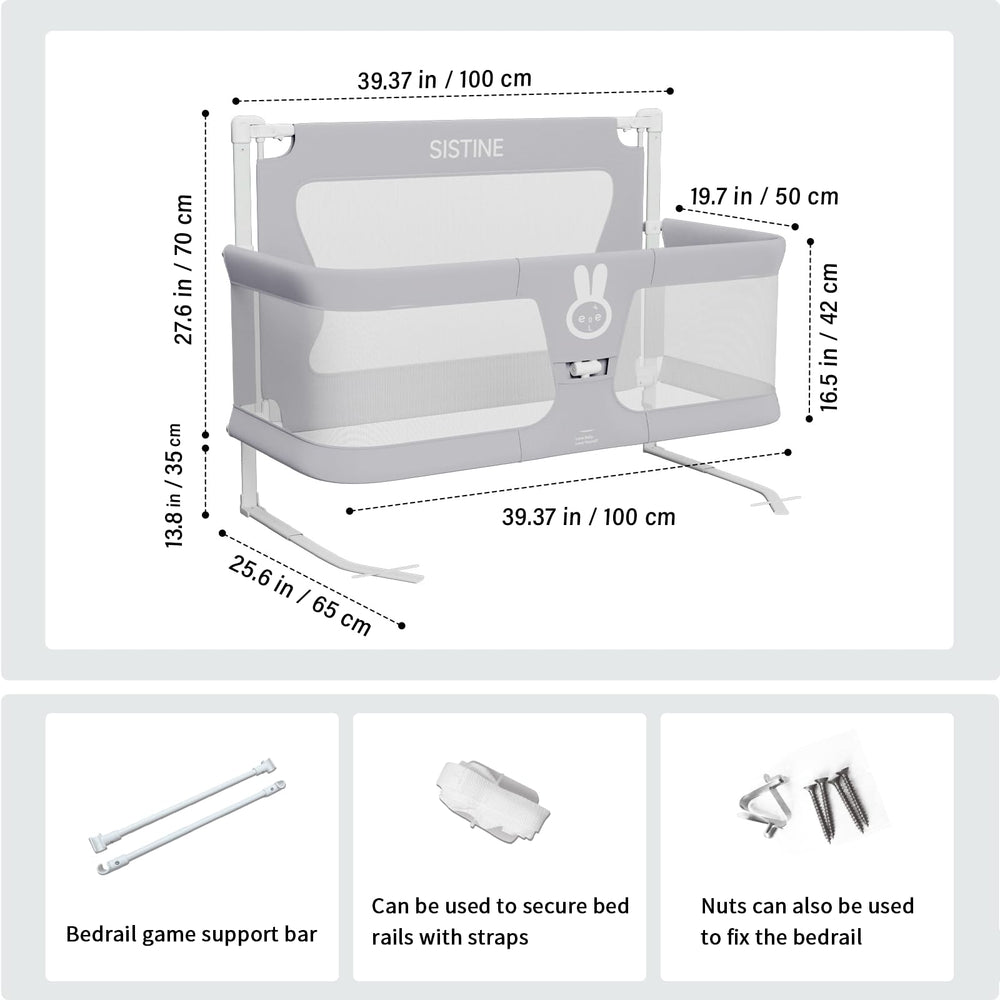 SISTINE Co Sleeper nursing access is easy without leaving bed