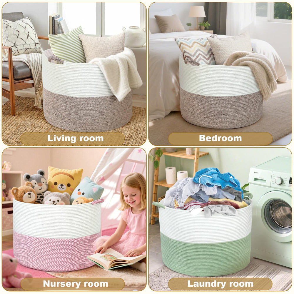 Sitanflex XXXXL blanket basket suitable for laundry storage and easy transport.