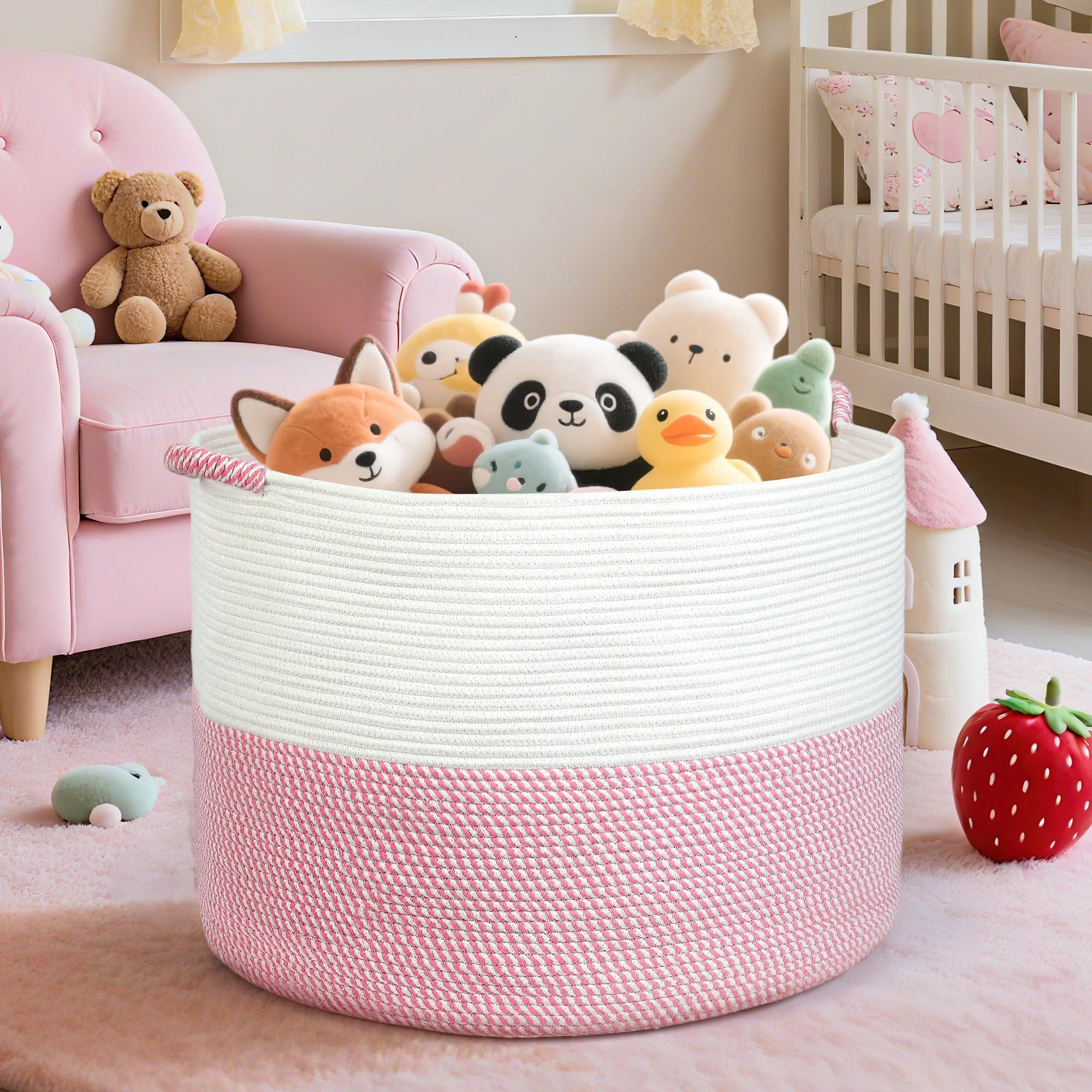 Neutral white-pink woven design from Sitanflex blends with any decor