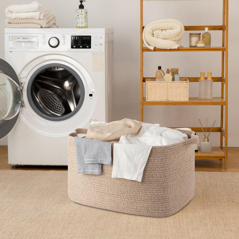SIXDOVE basket on closet shelf showing easy integration