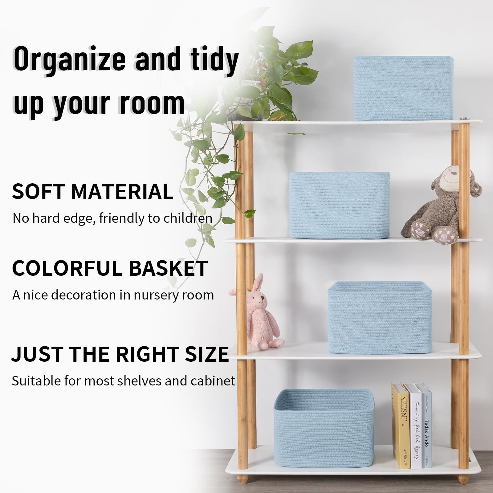 SIXDOVE baskets under bed offer easy-hidden storage solutions