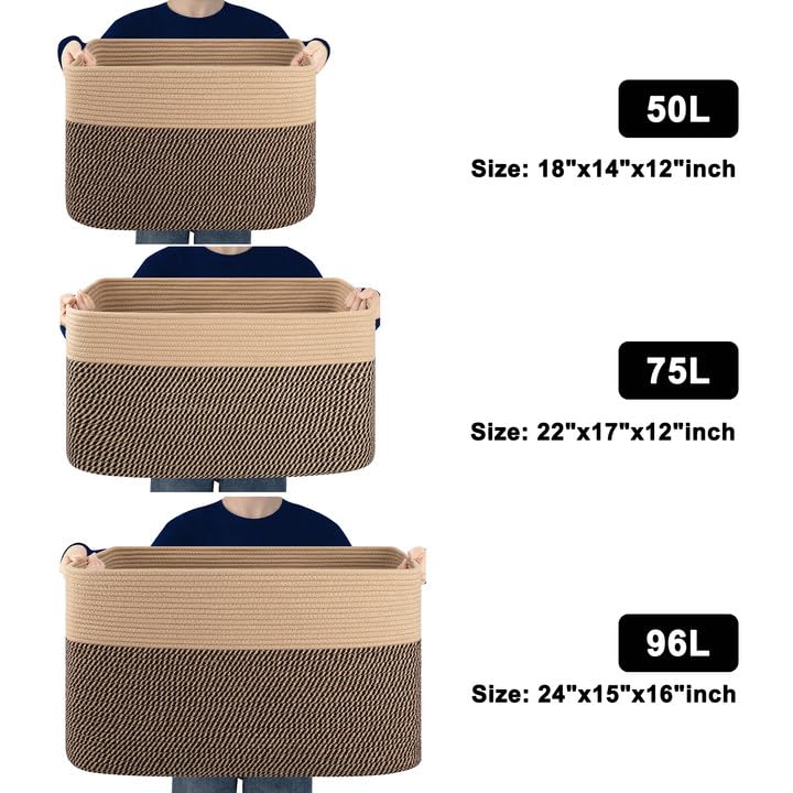 SixDOVE large basket supports blankets, towels, or laundry in busy homes.