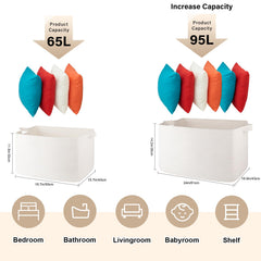 SIXDOVE cotton rope basket highlighting soft material for baby room storage