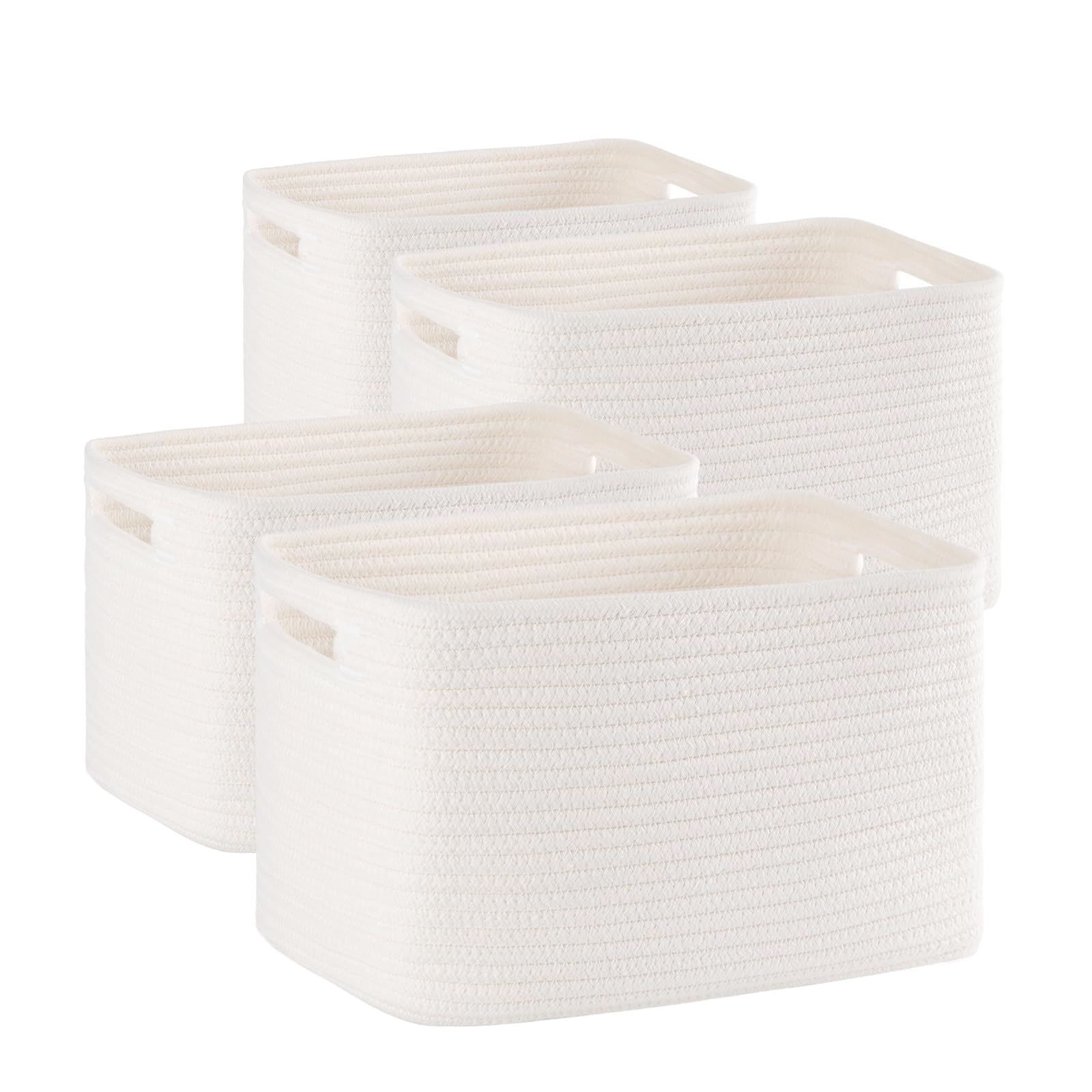 SIXDOVE four-pack storage baskets on a shelf for organized living spaces