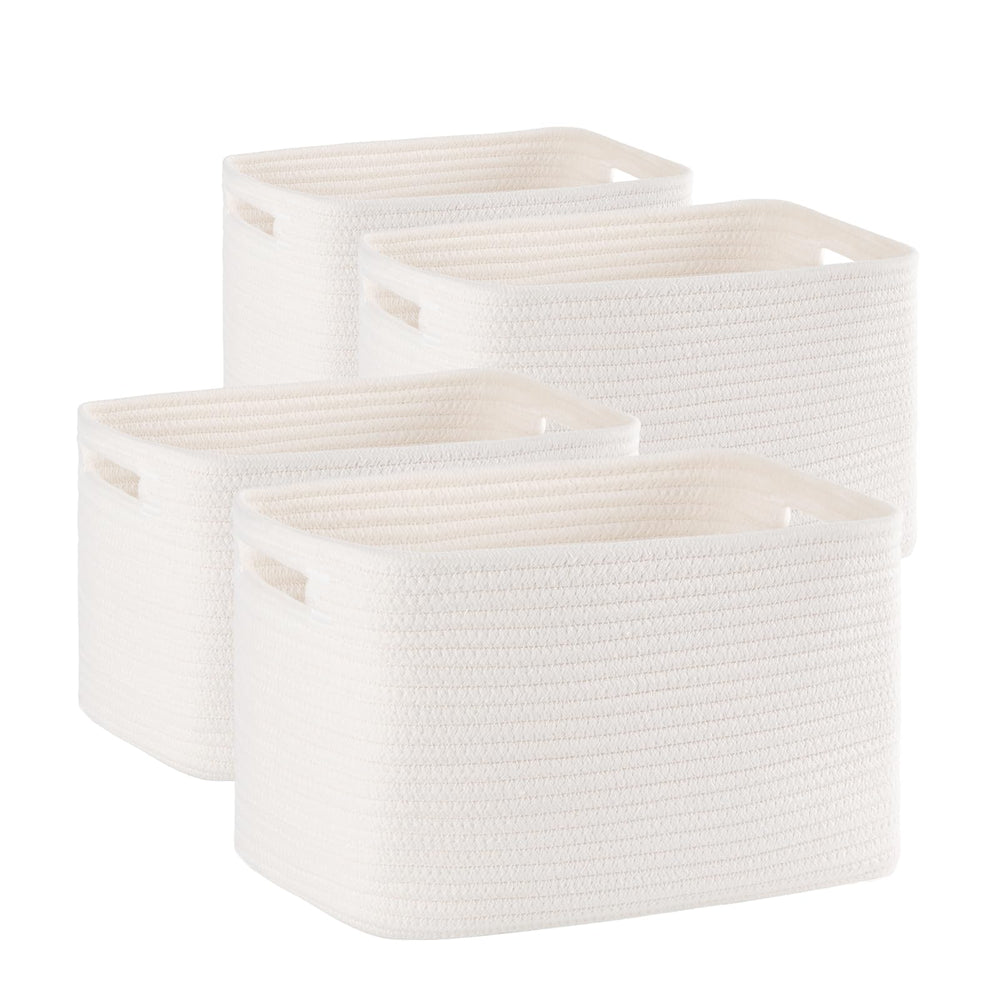 SIXDOVE four-pack storage baskets on a shelf for organized living spaces