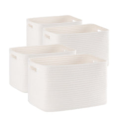 SIXDOVE four-pack storage baskets on a shelf for organized living spaces
