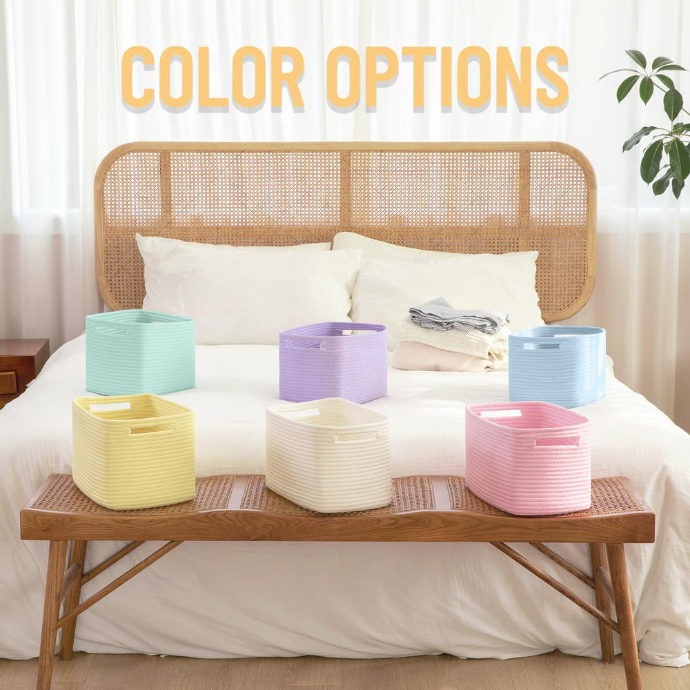 SIXDOVE nursery decor baskets blend with room styling and practical storage