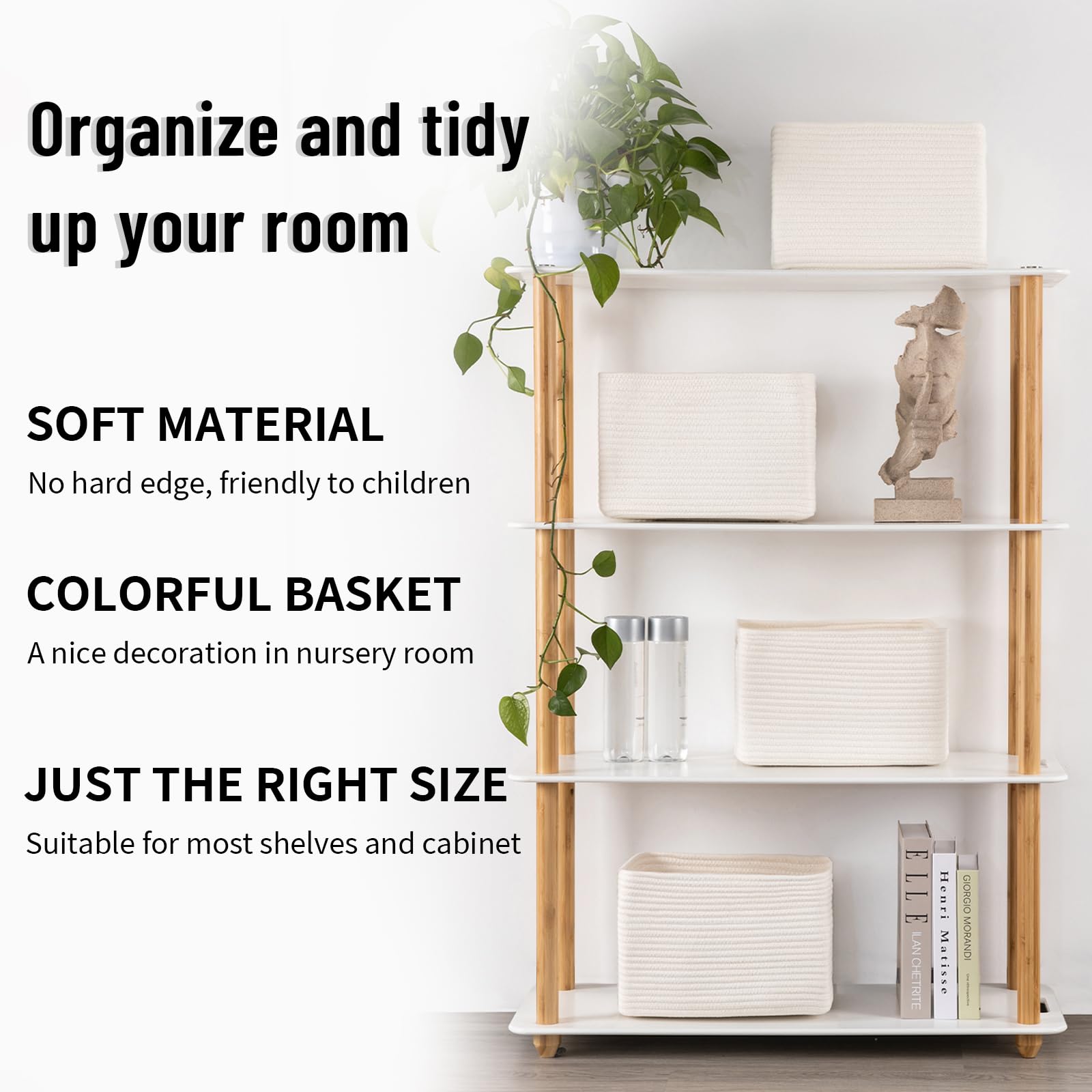 SIXDOVE nursery-toy-towel-clothes storage keeps toys and towels tidy in kids' rooms