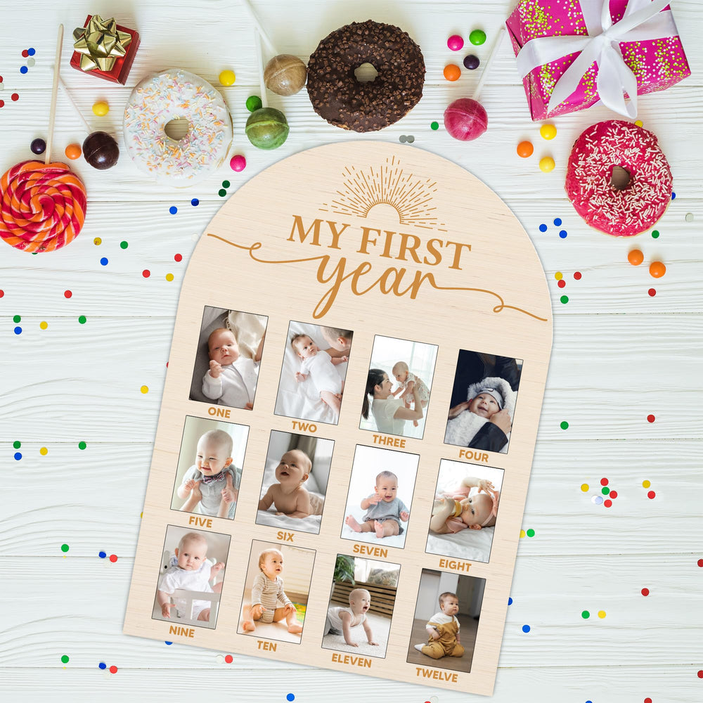 SIXEIGHT baby milestone keepsake makes a thoughtful gift idea