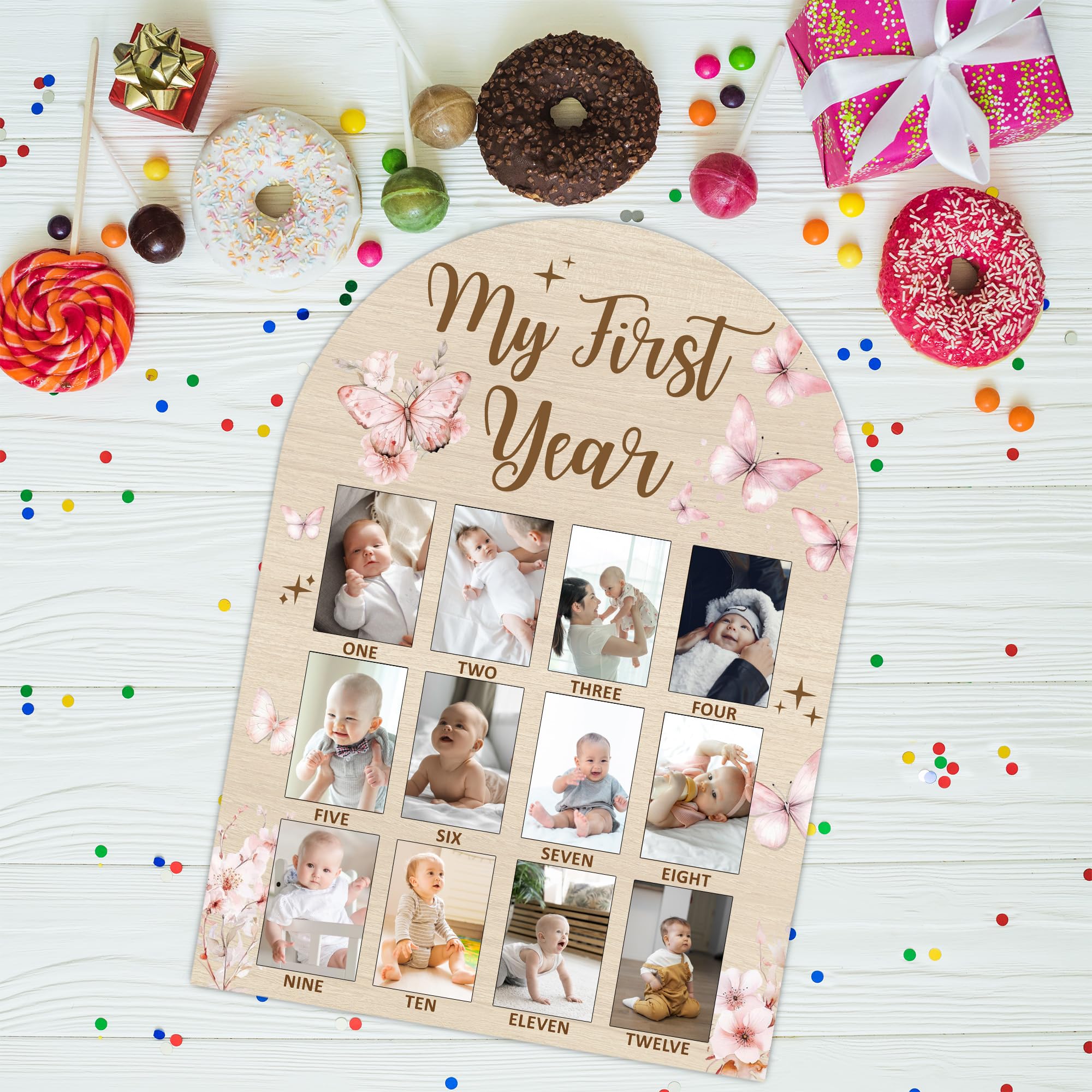 SIXEIGHT baby shower gift keepsake in a nursery-ready presentation