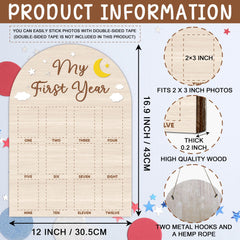 SixEight milestone signs for babies offer clear month markers and keepsake value