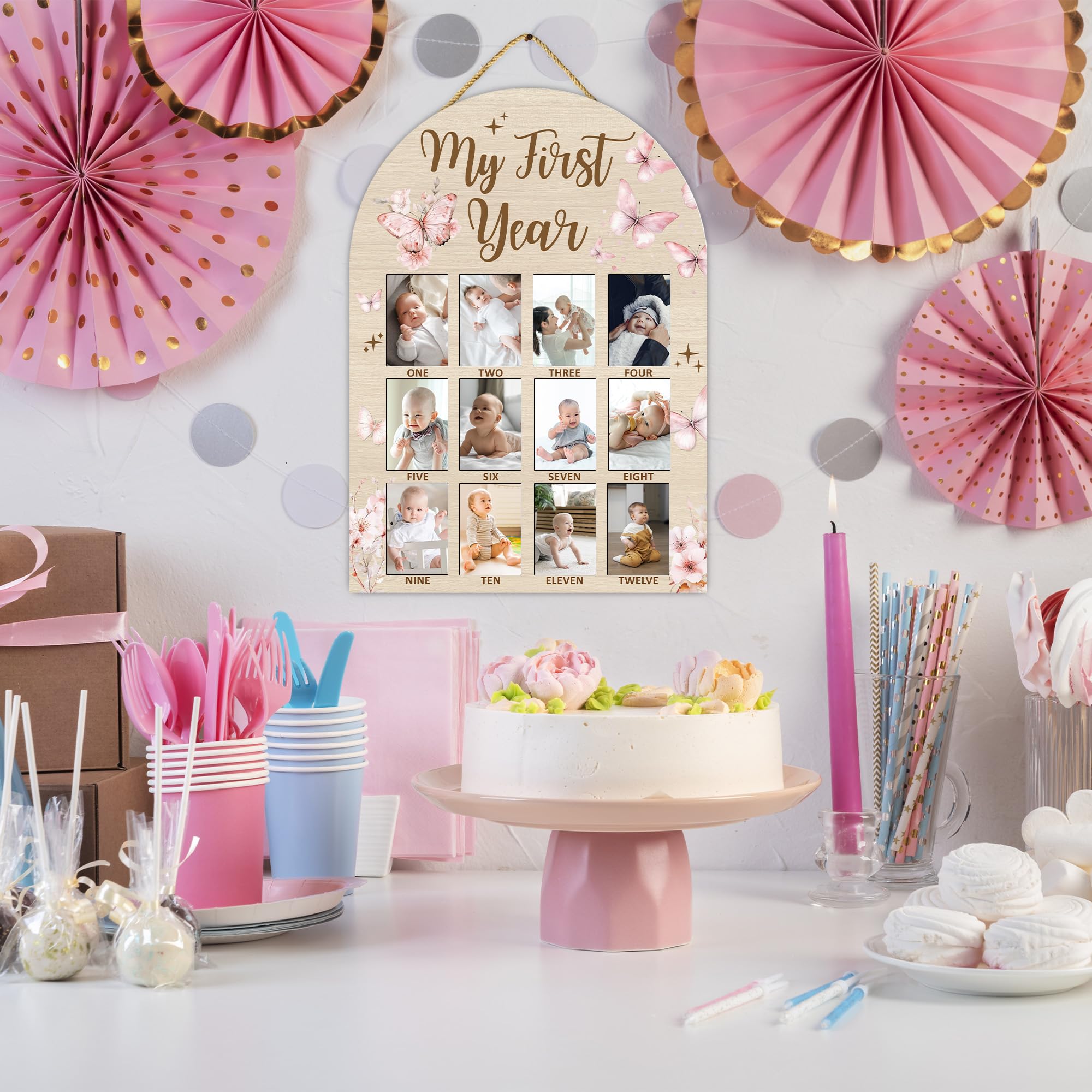 SIXEIGHT wooden frame with back hooks for easy wall or tabletop display