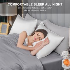 SIYUAN dual-sides silk pillowcase, two smooth surfaces for versatile use