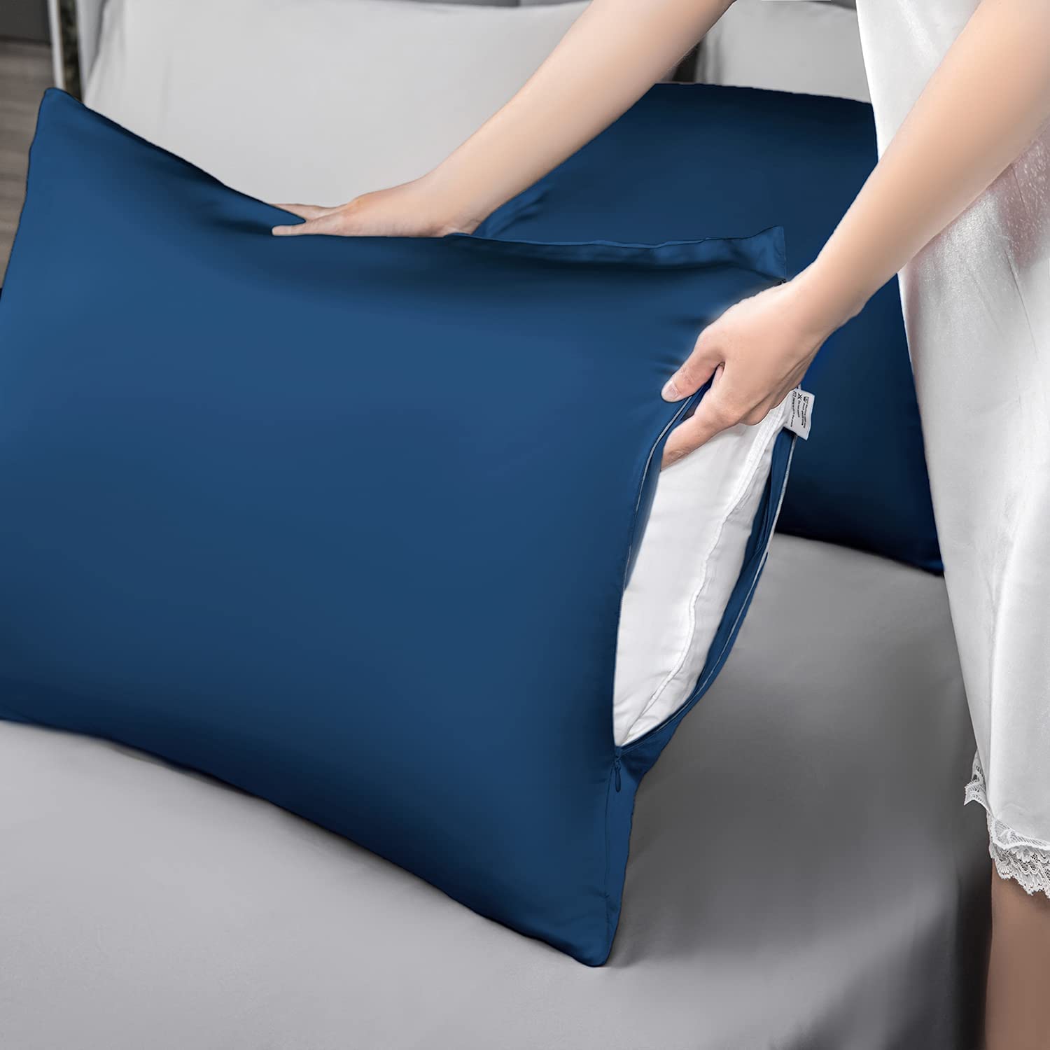 SIYUAN allergen-proof silk pillowcase reduces exposure to common irritants.