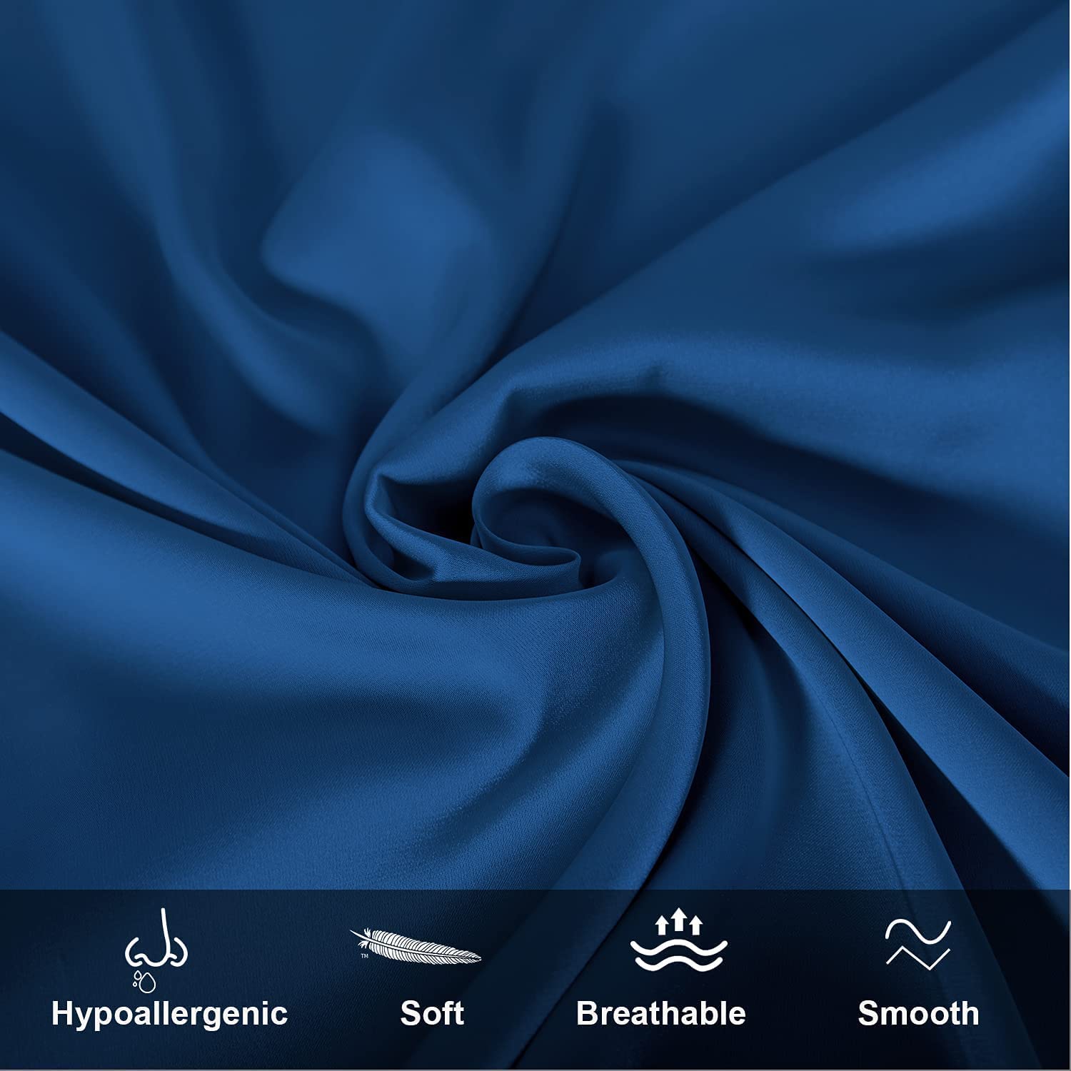SIYUAN silk pillowcase with hidden zipper keeps pillow secure and neat.