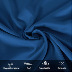 SIYUAN silk pillowcase with hidden zipper keeps pillow secure and neat.