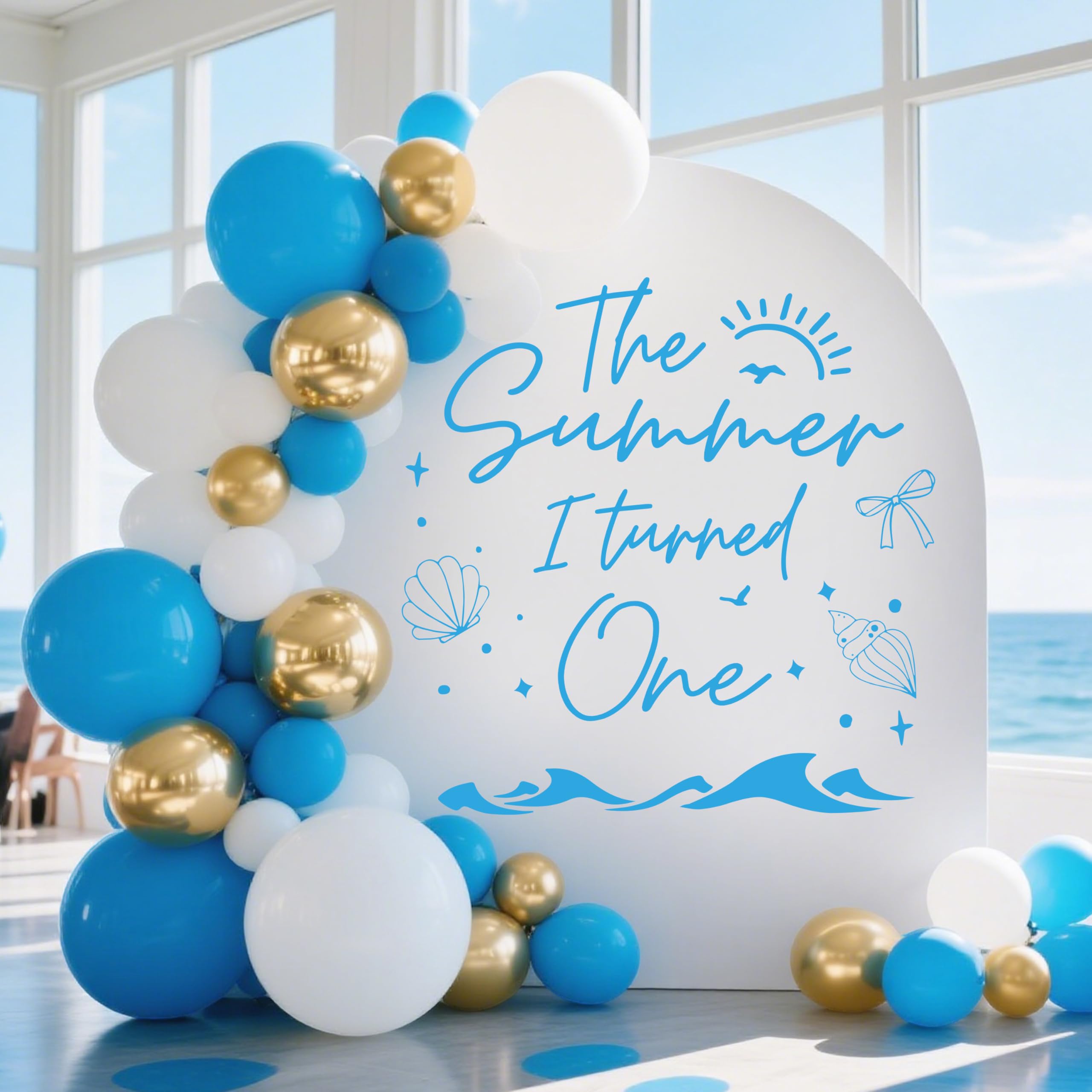 SJcysrilla Wall decal photo backdrop enhances birthday memories.