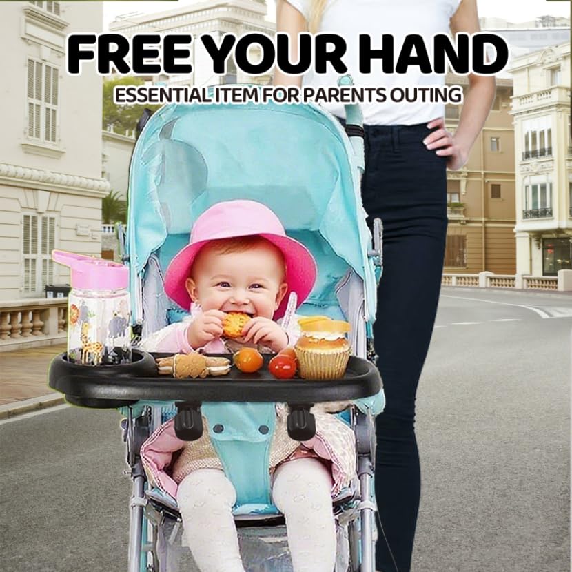 Sjxsimwoo universal compatibility fits many round stroller armrests.