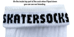 SKATERSOCKS made-in-USA white tube socks deliver everyday comfort