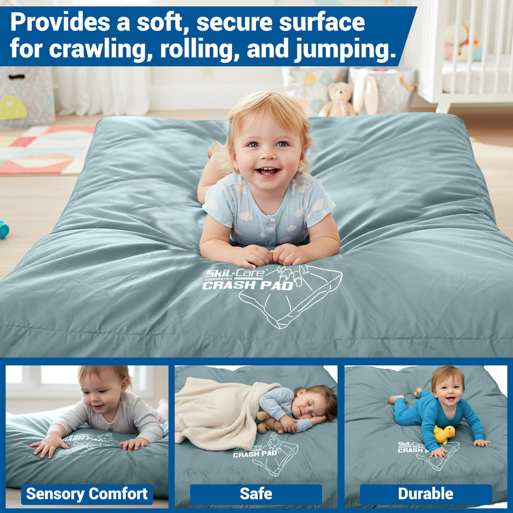 Skil-Care easy-care mat expands after unboxing to restore full thickness.
